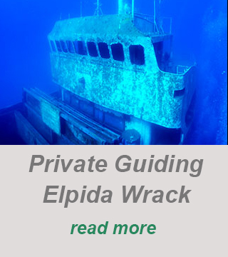 padi divecenter-private guided scuba diving-elpida wreck cyprus