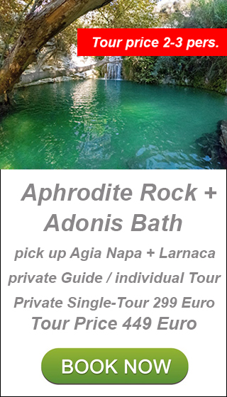 Private Adonis Baths & Aphrodite’s Rock Tour,things to do in Paphos, Cyprus private guided tour, Cyprus waterfalls