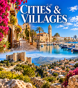 Cyprus cities and villages – historic towns, traditional villages, harbours and authentic island life