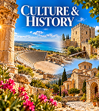 Cyprus culture and history – ancient sites, castles, monasteries, churches and archaeological heritage