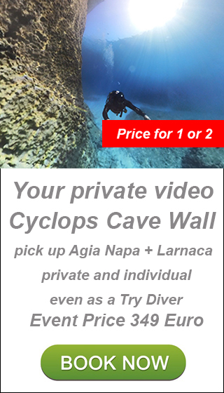 underwater video Cyprus, private dive experience Cyprus