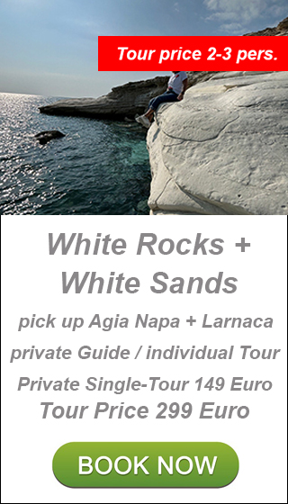 White Cliffs Cyprus tour, private nature tour coast