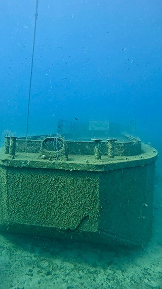 LEF1 Wreck, wreckdiving cyprus