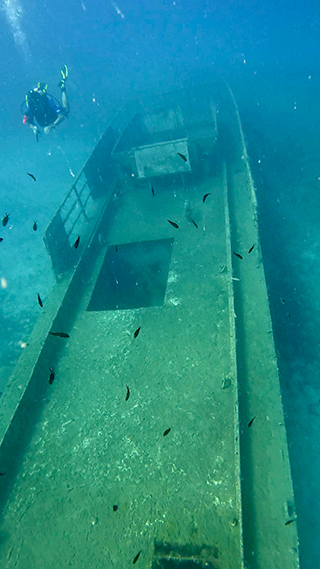 LEF1 Wreck, wreckdiving cyprus