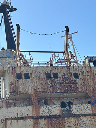 Edro III Shipwreck Cyprus, Cyprus shipwreck tour, abandoned ship Cyprus, lost places Cyprus