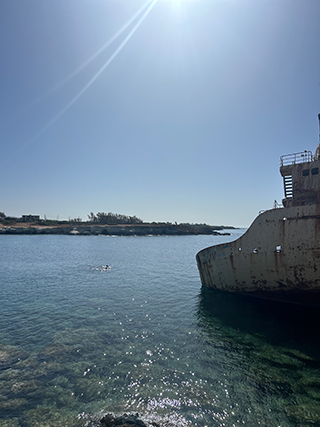 Edro III Shipwreck Cyprus, Cyprus shipwreck tour, abandoned ship Cyprus, lost places Cyprus
