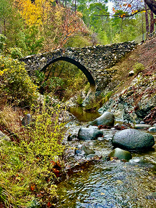 Cyprus medieval bridges, Troodos bridges photos