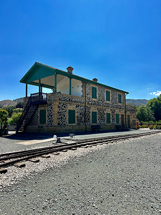 Old Cyprus railway equipment and exhibits